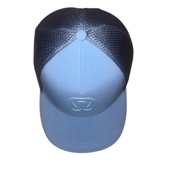 {EUC Lululemon Trucker Hat Logo Men’s in Utility Blue/ Iron Blue Large/X-Large} - Picture 2 of 5